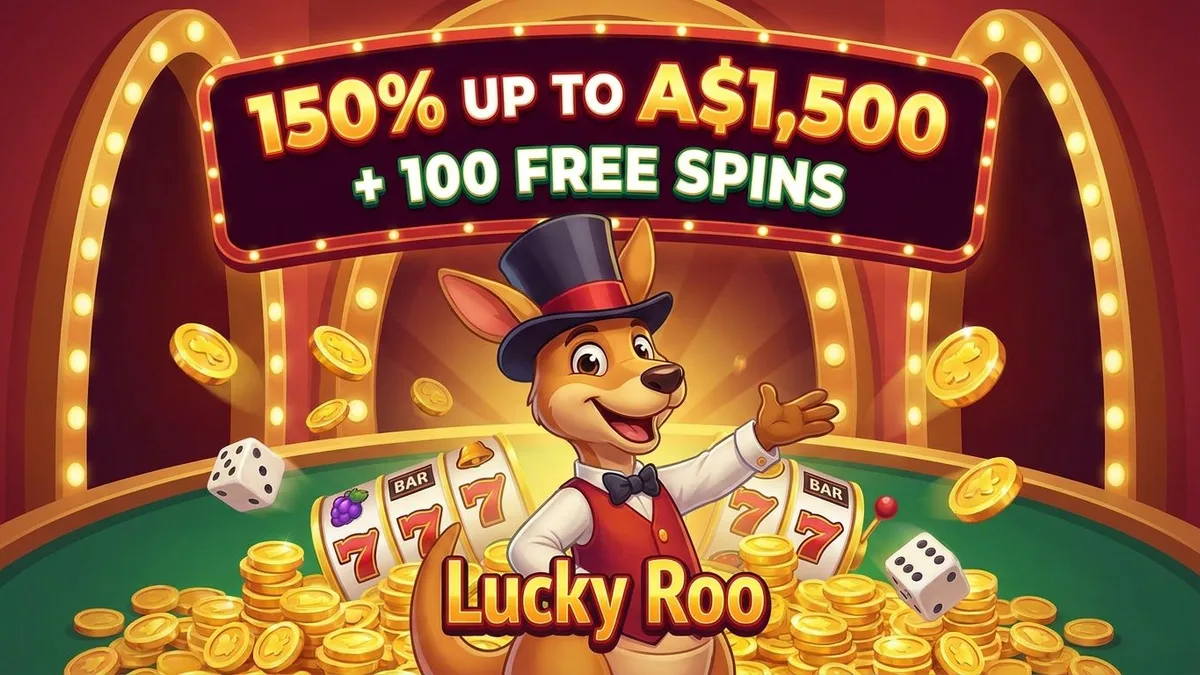 Lucky Roo bonus screen